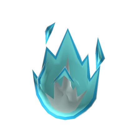 Cartoony Blue Flaming Forehead