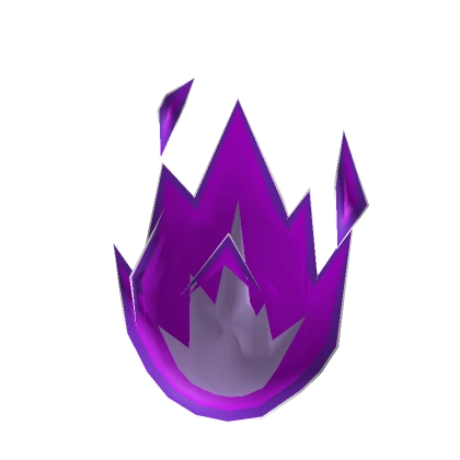 Cartoony Purple Flaming Forehead