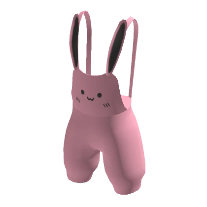 Pink Bunny Overalls