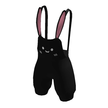 Black Bunny Overalls