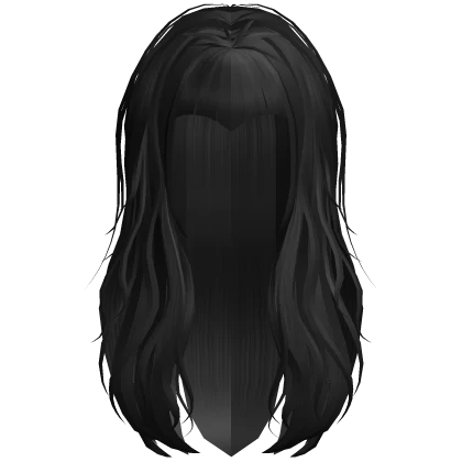 Goth Wicked Witch Vamp Wavy Hair (Black)