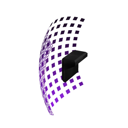 Purple Cyber Shield Right (Blocky)