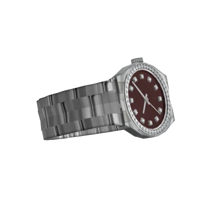 Y2K Diamond Watch Black