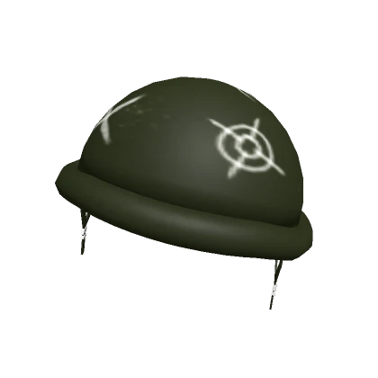 Tilted Marked Combat Helmet