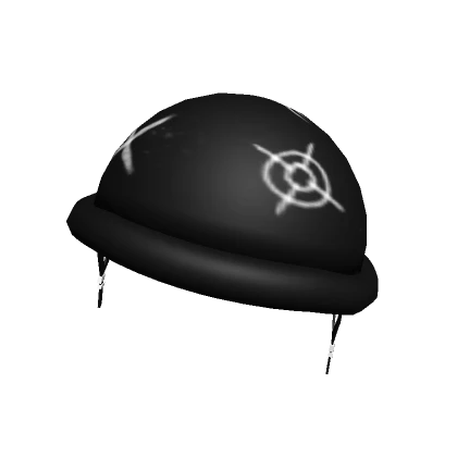 Tilted Marked Combat Helmet black