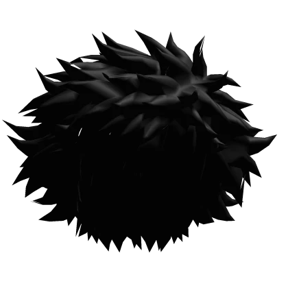 Spiky Black Anime Hair