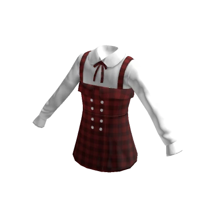 Red Anime School Dress I