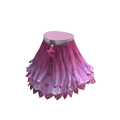 Frilly Layered Skirt PInk