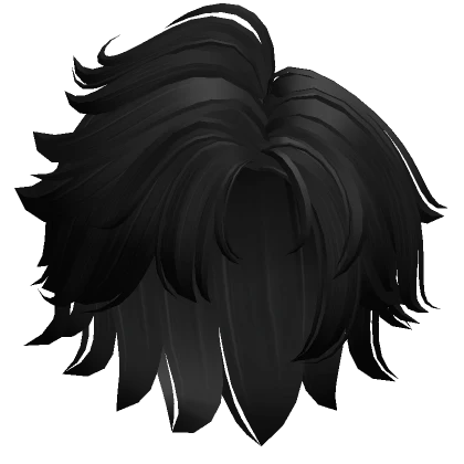 Anime Fluffy Future Cyber Punk Hair (Black)