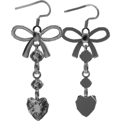 Diamond Heart Earrings