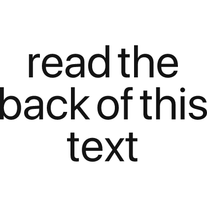 read the back of this text good boy overhead tag