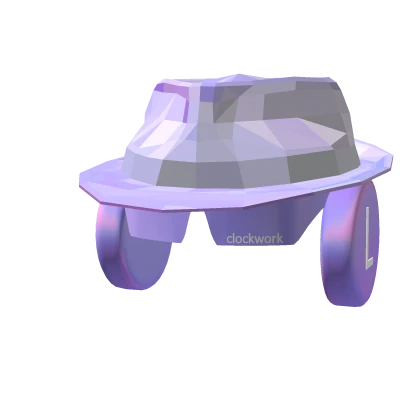 Shiny Light Purple Fedora+Headphones+shades