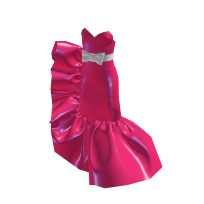 Plastic Pink Retro Prom Dress