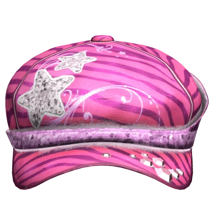  y2k vintage gyaru harajuku pink stars beret cap