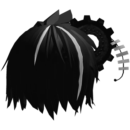 共鳴 ; decadence, melodic timekeeper hair𝄢 in Black