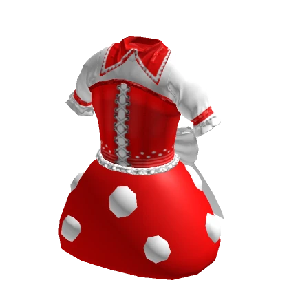 Red Mushroom Wizard Dress