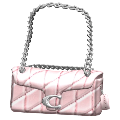 Coach Quilted Shoulder Bag Rose Pink