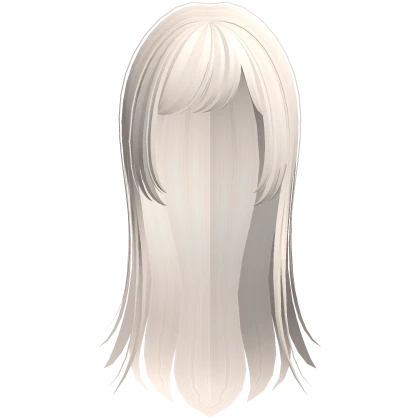 creepy protagonist emo hair in blonde