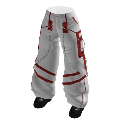 Cyberpunk Goth Baggy Cargo Pants w/ Platform Shoes