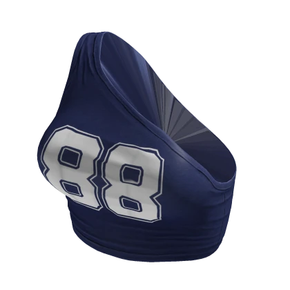 Sporty Crop Top Numbered (Dark Blue)