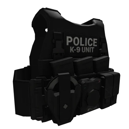 East Coast Police K9 Plate Carrier (Black)