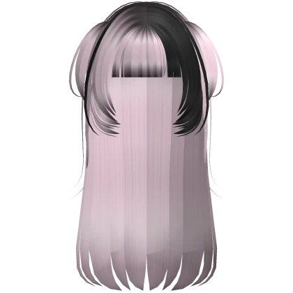 🤍 gothic hime long anime hair pink & black