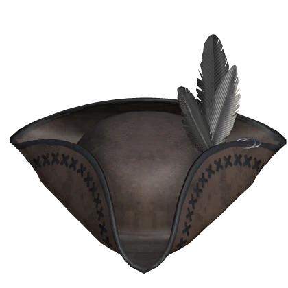 Brown Grunge Pirate Hat