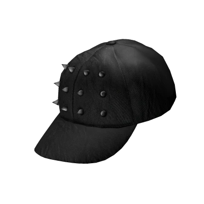 Sideswept Grunge Spiked Hat