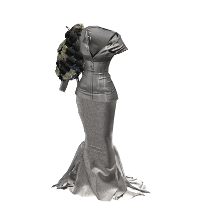 ʚ♡ɞ Met Gala: Nicki's Floral White  Suit Gown