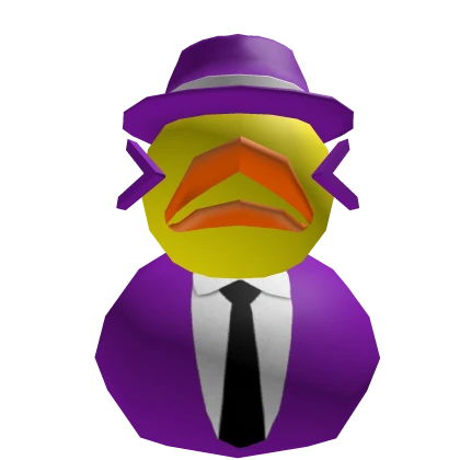 Purple Business Duck