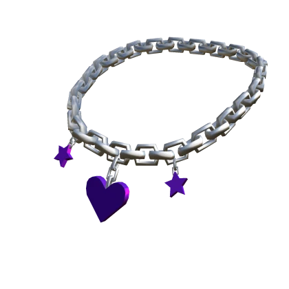 Purple S3 Heart Chain