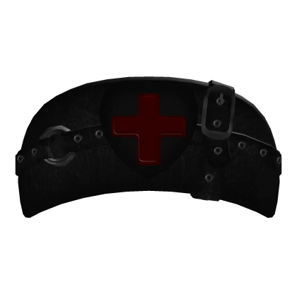 ♡ Nurse Hat ♡ Black/Red