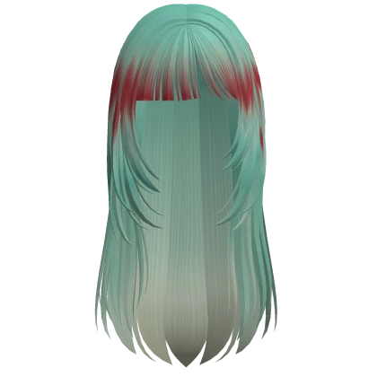 angel ring butterfly cut (teal & red)