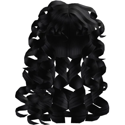 Long Curly Summer Preppy Sun Black Hair