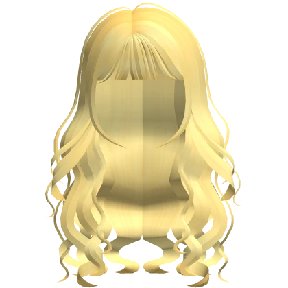Soft Wavy Messy Kpop Hair in Light Yellow