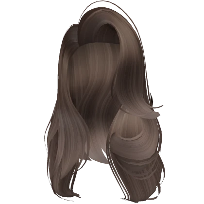 Dark Brown Elegant Glam Side Part Blowout Hair