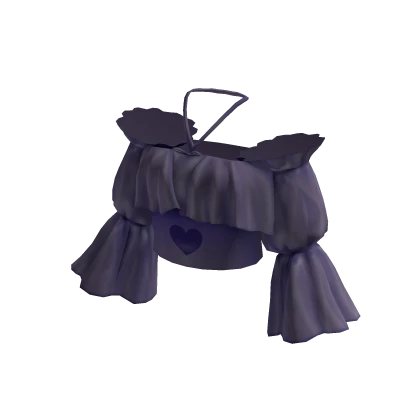 Heart Crop Top Purple