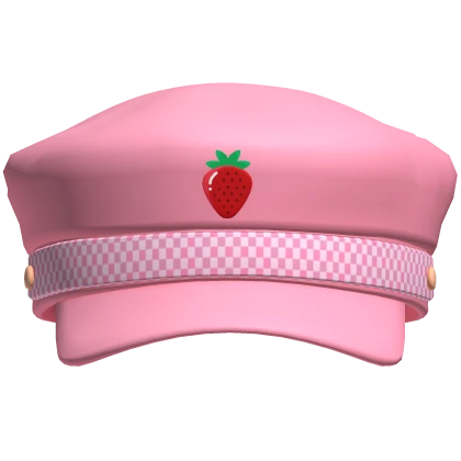 Beret Cap Pink Strawberry Kawaii Cute Cutesy Berry