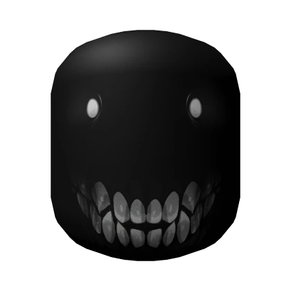 Horror Teeth Scary Eyes Face [Void Black]