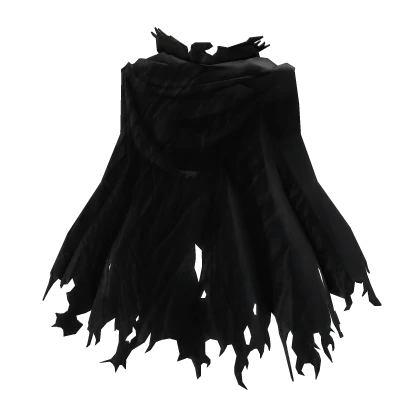 Black Torn Cape
