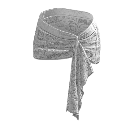 Y2K white ruffled laced miniskirt 