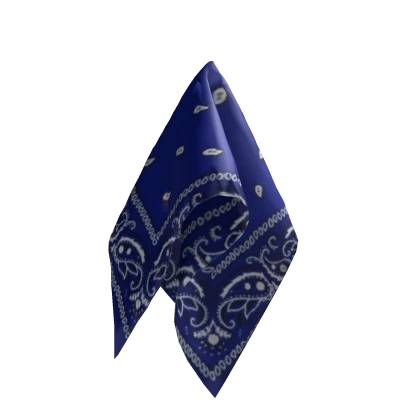 Blue Hanging Bandana