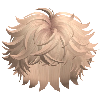 Messy Fluffy Anime Boy Hair (Blonde)