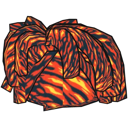 Flaming Lava Bacon Hair