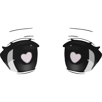 ♡ : cute anime pink heart eyes