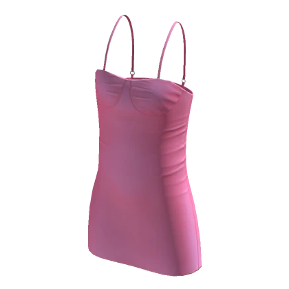 Strappy Mini Dress - Baby Pink