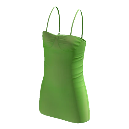 Strappy Mini Dress - Green