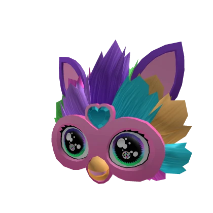 Furby DJ Neon Star Face Mask