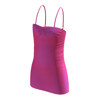 Strappy Mini Dress - Hot Pink