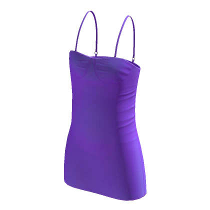 Strappy Mini Dress - Purple